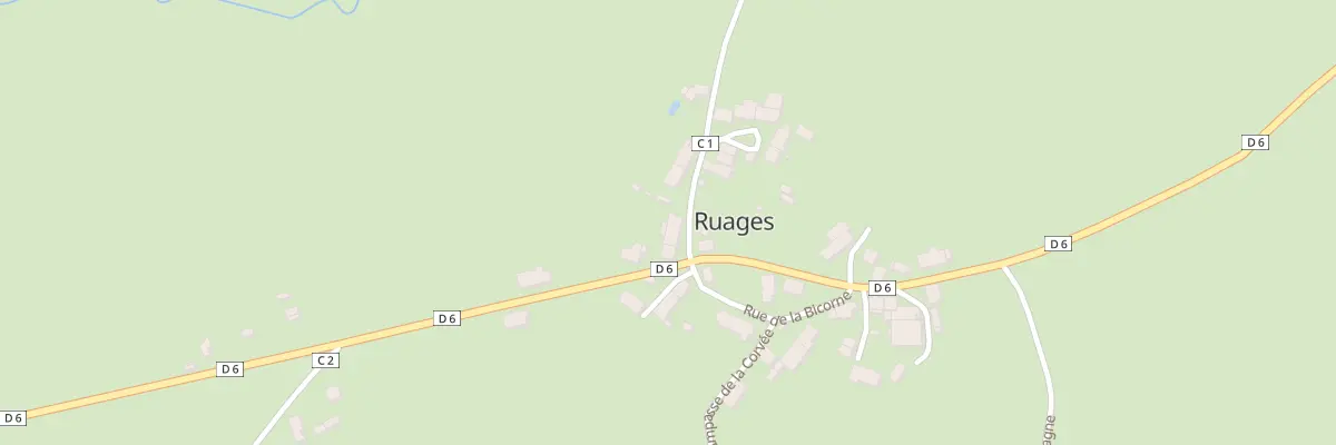 Plan du 5 Le Bourg à Ruages