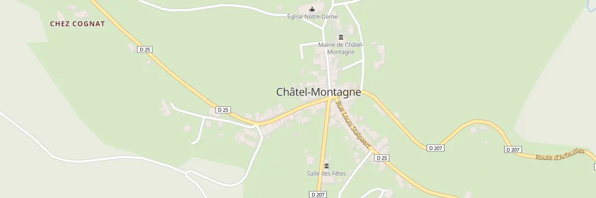 Plan du 5082 Rue de la Mémoire à Châtel-Montagne