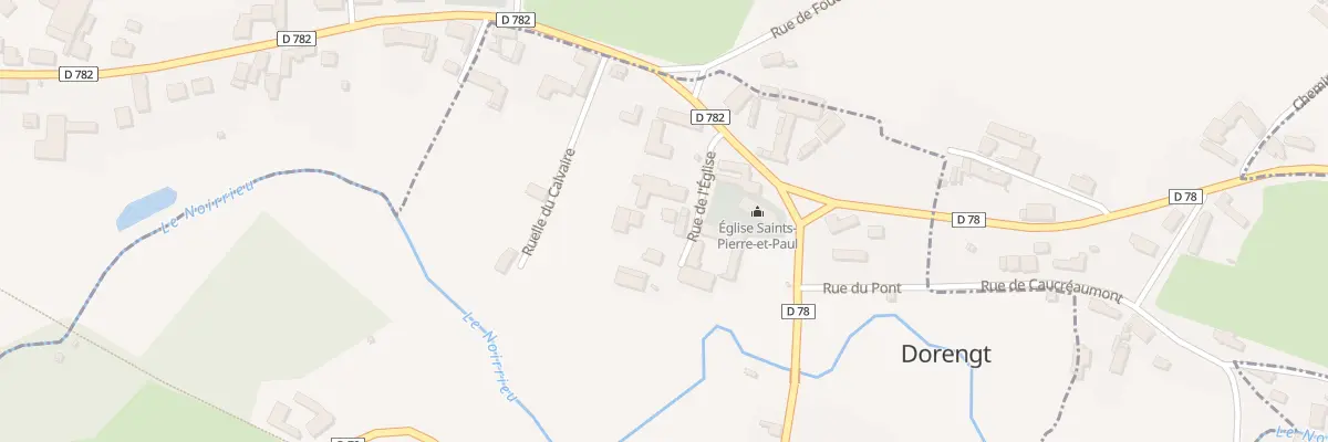 Plan du 3 Rue de l’Eglise à La Neuville-lès-Dorengt