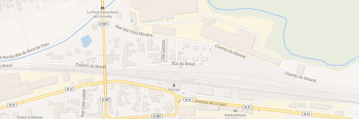 Plan du 6 Che du Breuil à Fismes