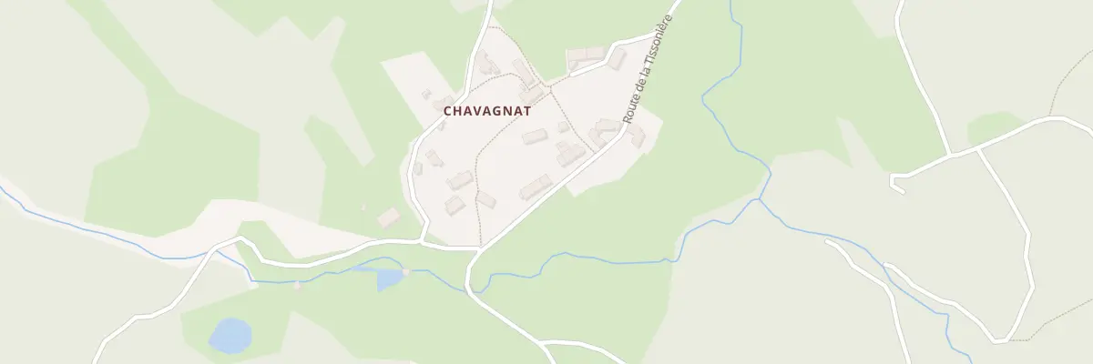 Plan du 5130 Chavagnat à Champétières