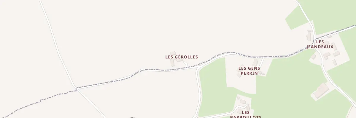 Plan du 5019 Les Gerolles à Saint-Martin-des-Lais