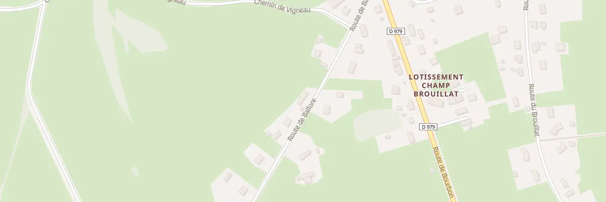Plan du 228 Rte de Ballore à Cronat