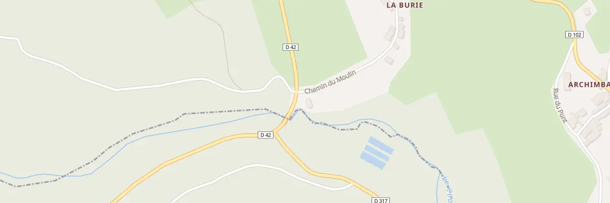 Plan du 5343 Moulin de la Burie à Augerolles