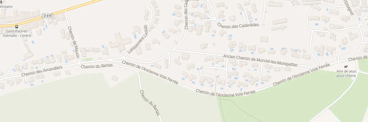 Plan du 4 Ancien Chemin de Murviel à Saint-Paul-et-Valmalle