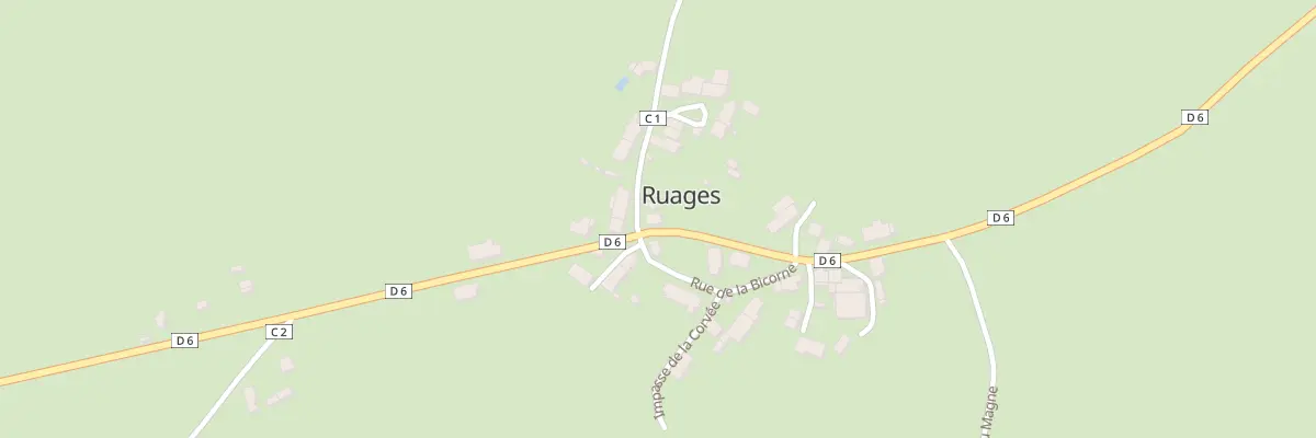 Plan du 12 Le Bourg à Ruages