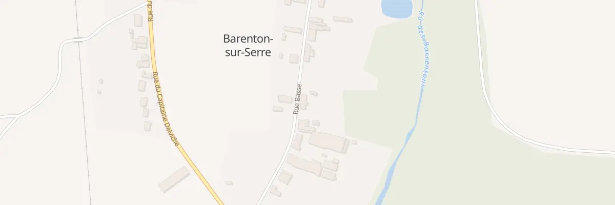 Plan du 14 Rue Basse à Barenton-sur-Serre