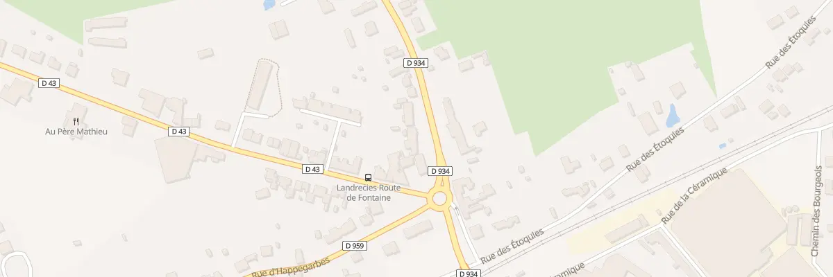 Plan du 5 Rte du Faubourg Soyeres à Landrecies