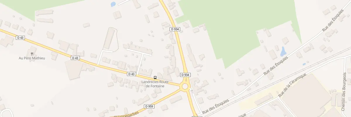 Plan du 7 Rte du Faubourg Soyeres à Landrecies