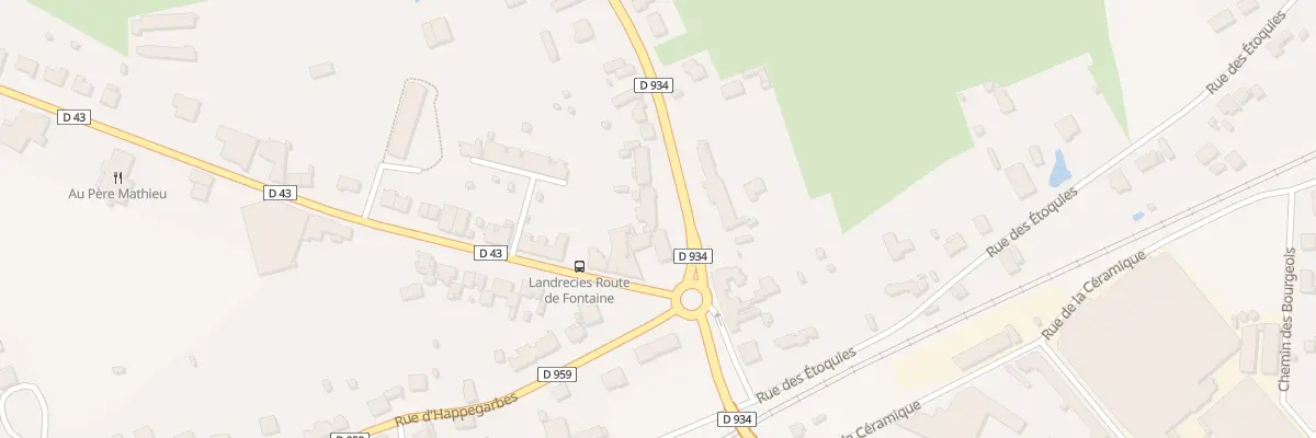 Plan du 3 Rte du Faubourg Soyeres à Landrecies