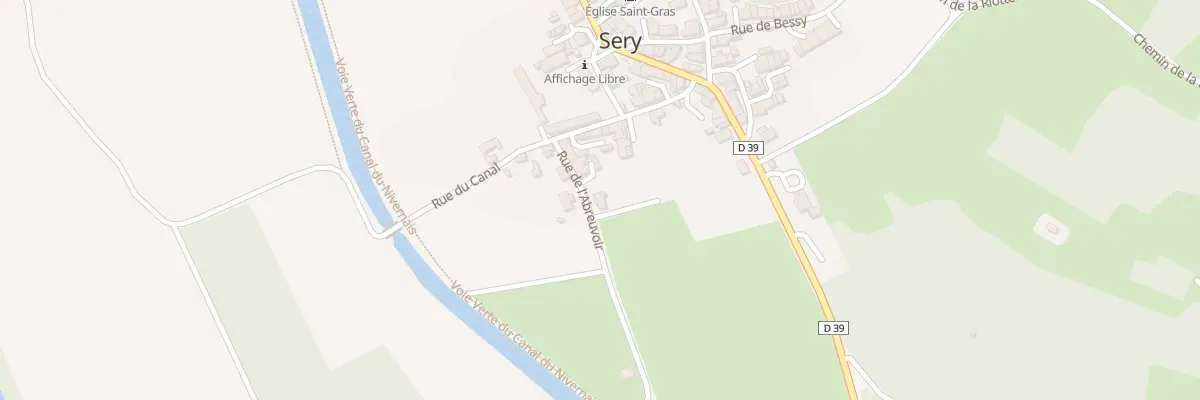 Plan du 3 Rue de l’Abreuvoir à Sery