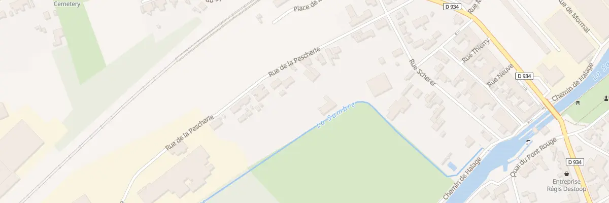 Plan du 17B Rue de la Pescherie à Landrecies