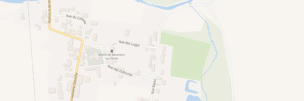 Plan du 23 Rue Basse à Barenton-sur-Serre
