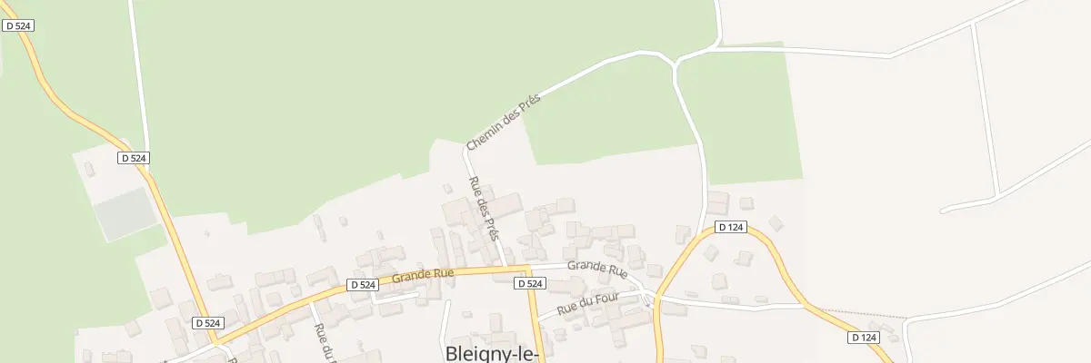 Plan du 14X Gr Grande Rue à Bleigny-le-Carreau