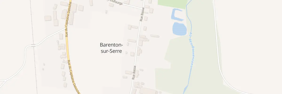 Plan du 22 Rue Basse à Barenton-sur-Serre