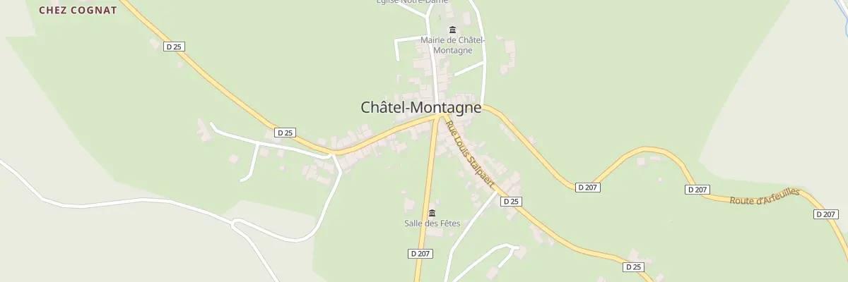 Plan du 5091 Rue de la Mémoire à Châtel-Montagne