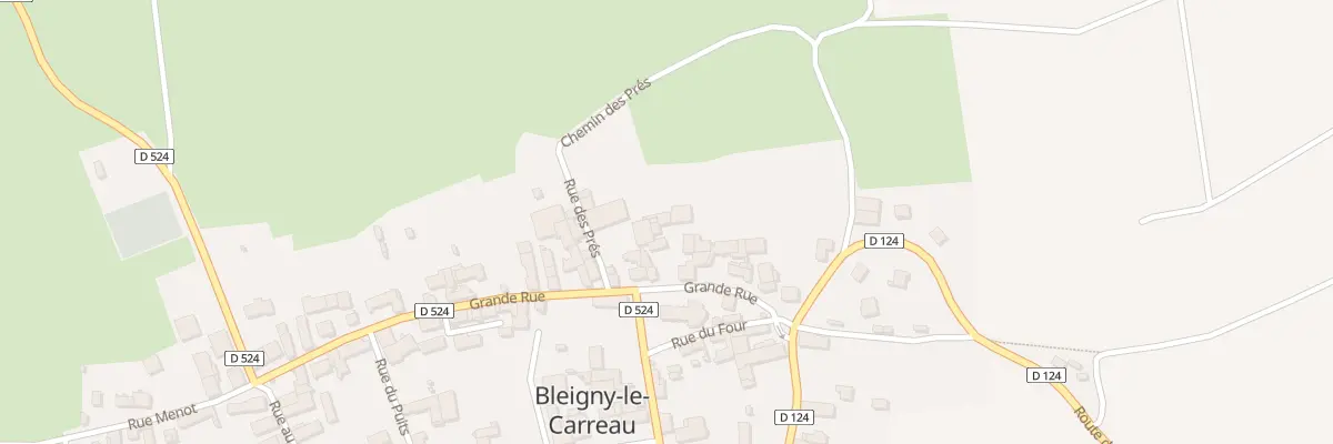 Plan du 14B Gr Grande Rue à Bleigny-le-Carreau