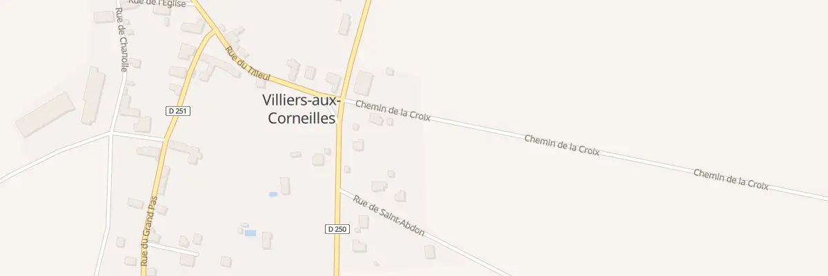 Plan du 3 Rte de Saint Abdon à Villiers-aux-Corneilles