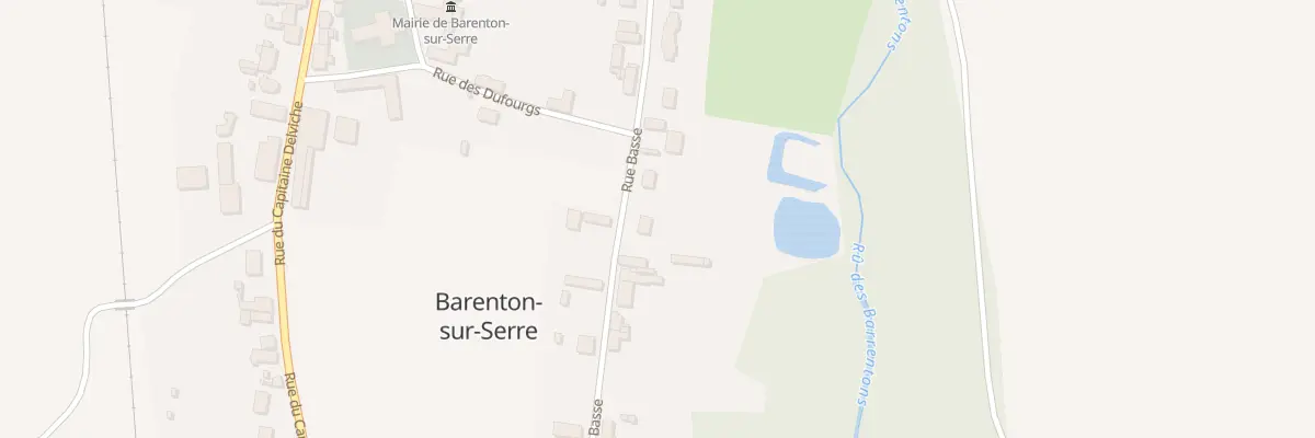 Plan du 26B Rue Basse à Barenton-sur-Serre