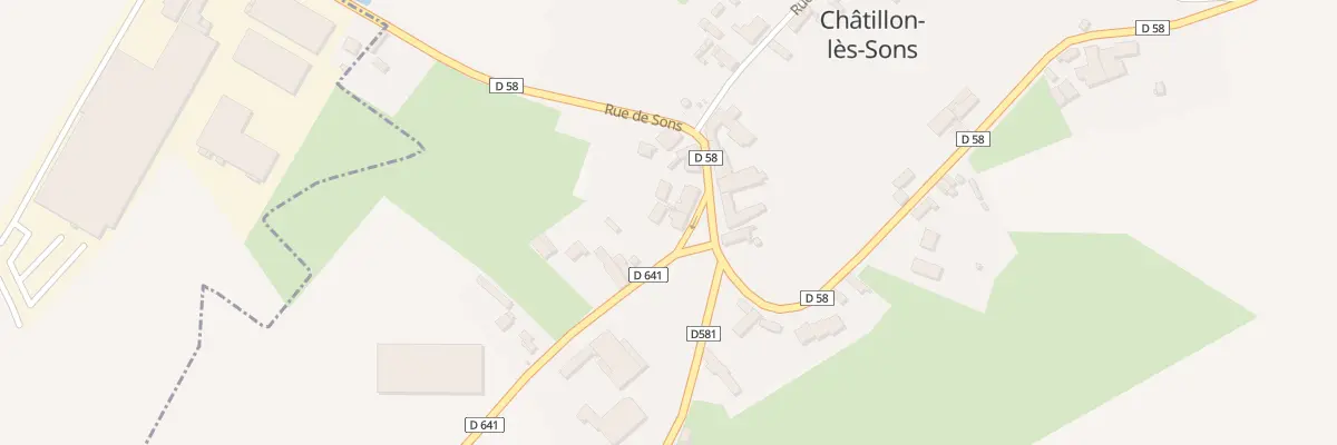 Plan du 6 Rue de Bois les Pargny à Châtillon-lès-Sons