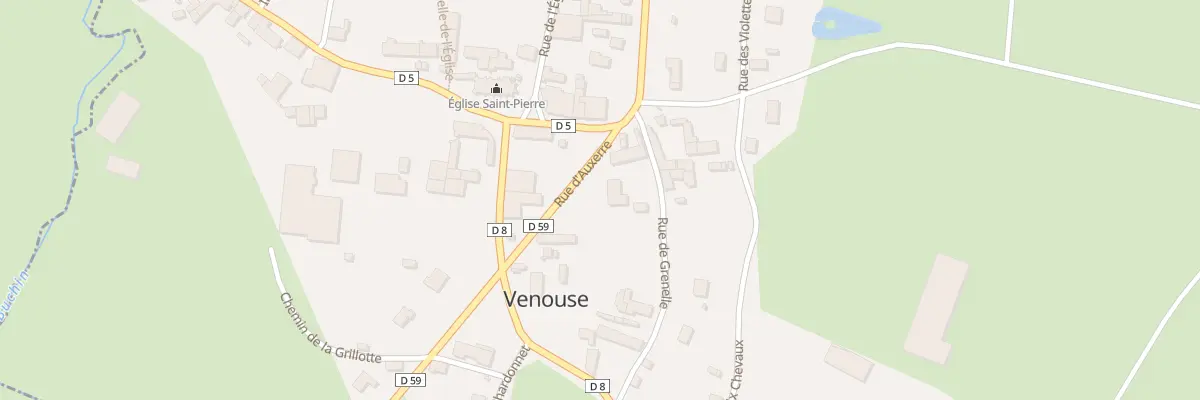 Plan du 3 Rue d’Auxerre à Venouse