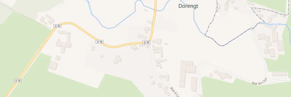 Plan du 1 Rue du Marais à Dorengt