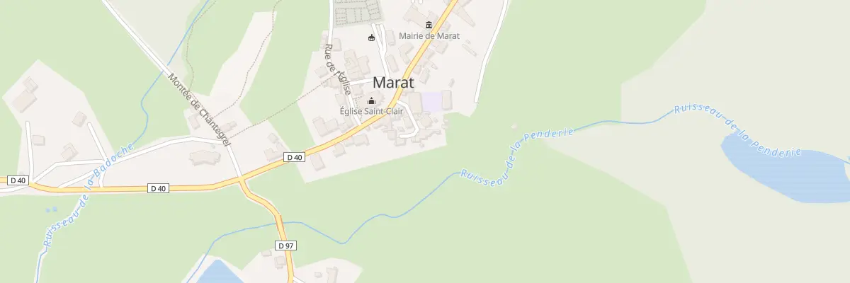 Plan du 5294 Le Bourg à Marat