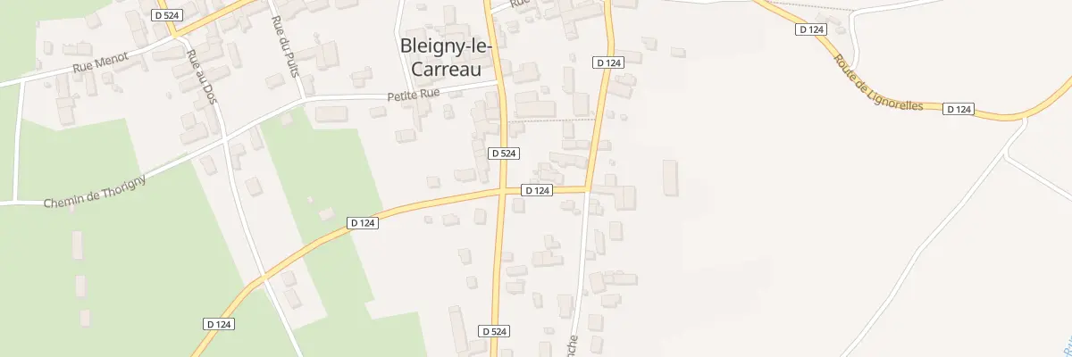 Plan du 6 Rte d’Auxerre à Bleigny-le-Carreau