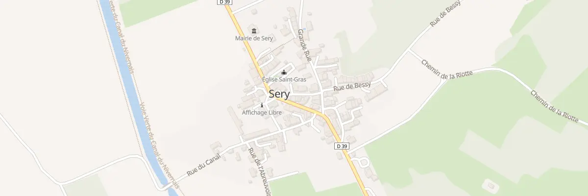Plan du 4 Rue de Bessy à Sery