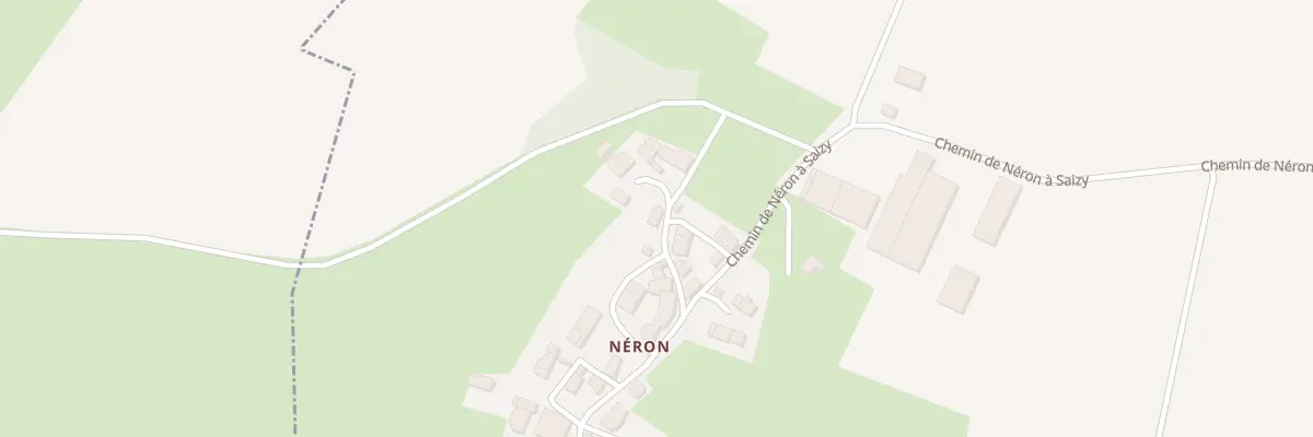 Plan du 13 Néron à Saizy