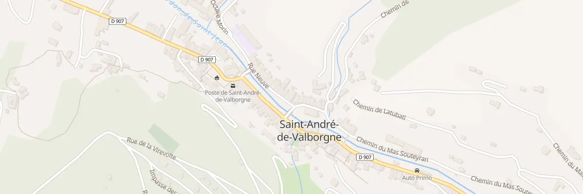 Plan du 5184 Le Village Ouest à Saint-André-de-Valborgne