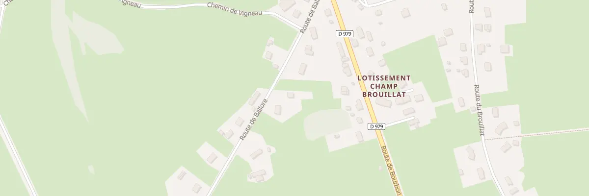 Plan du 203 Rte de Ballore à Cronat