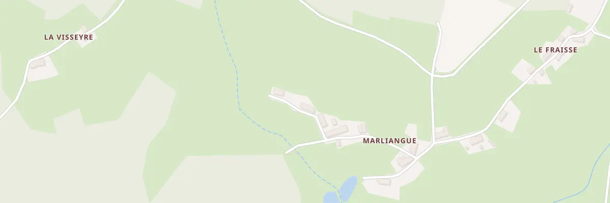 Plan du 5131 Marliangue à Thiolières