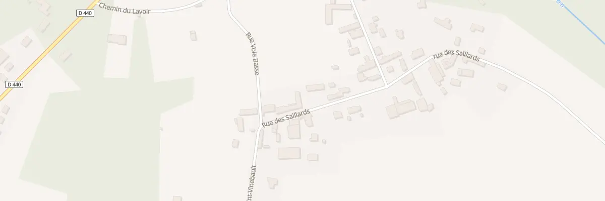Plan du 5 Rue des Saillards à Saint-Martin-de-Bossenay
