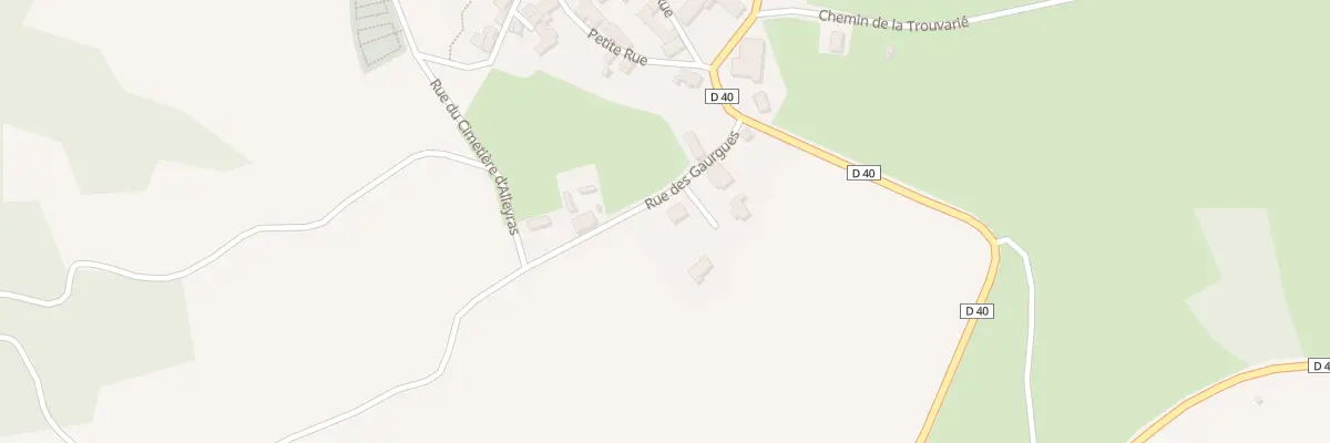 Plan du 5 Rue des Gaurgues à Alleyras