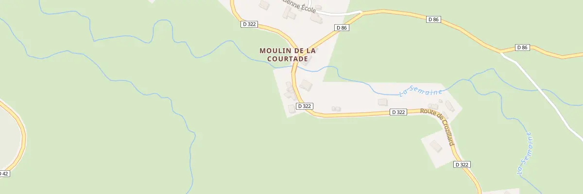 Plan du 5030 Moulin de la Courtade à Viscomtat