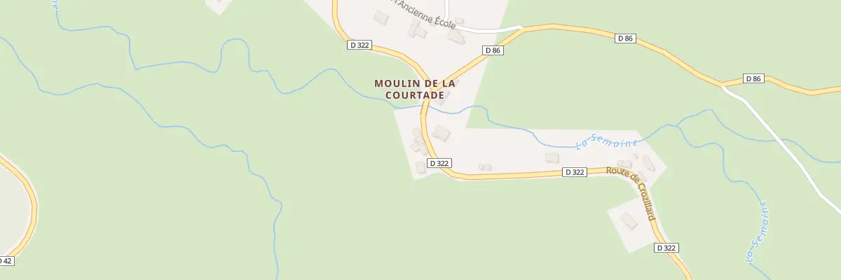 Plan du 5032 Moulin de la Courtade à Viscomtat