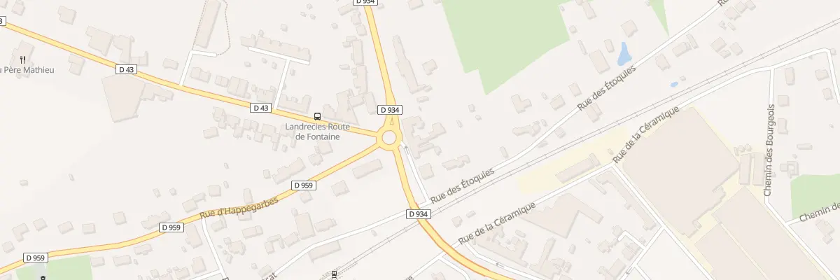 Plan du 8 Rte du Faubourg Soyeres à Landrecies