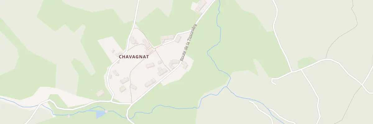Plan du 5211 Chavagnat à Champétières