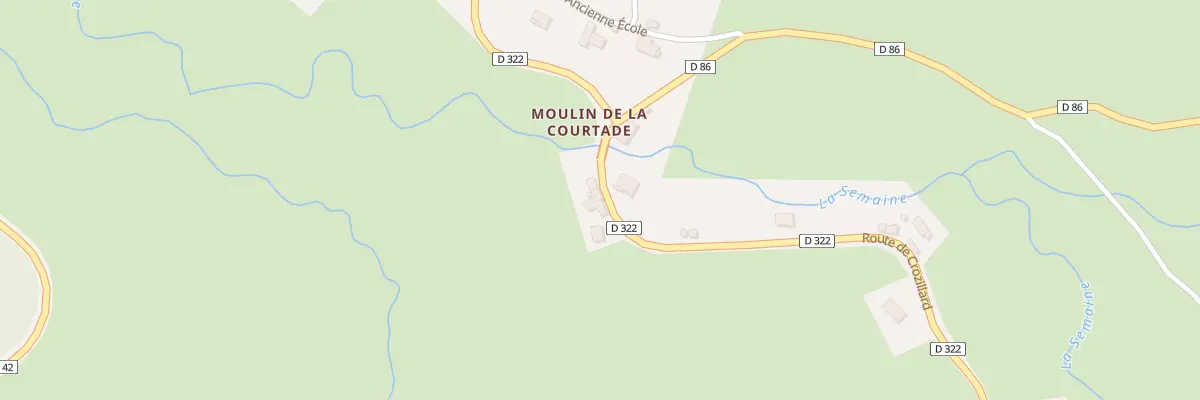 Plan du 5034 Moulin de la Courtade à Viscomtat
