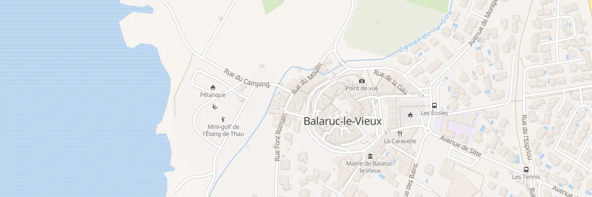 Plan du 9 Rue du Moulin à Balaruc-le-Vieux