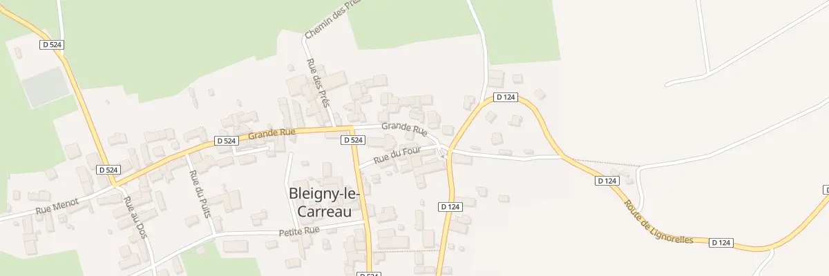 Plan du 1 Gr Grande Rue à Bleigny-le-Carreau