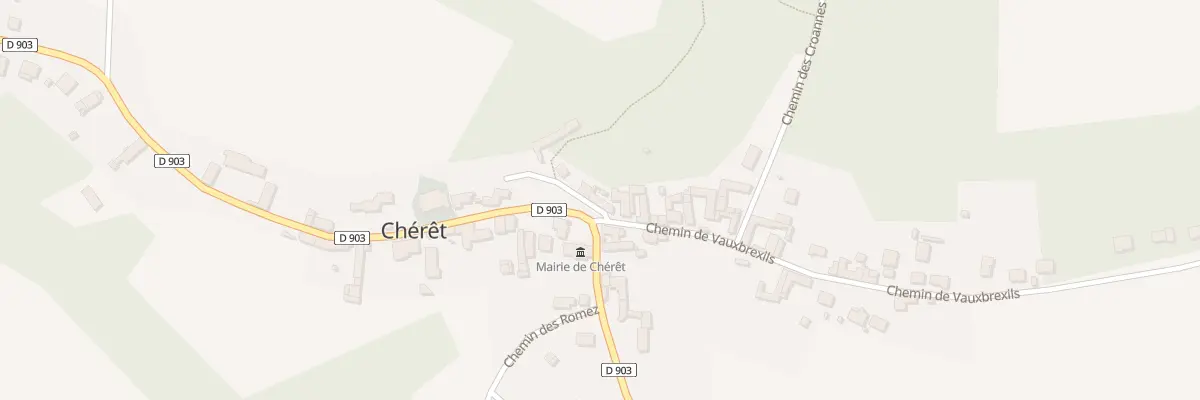 Plan du 2 Rue du Mont à Chérêt