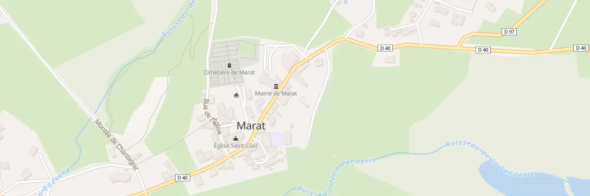Plan du 5314 Le Bourg à Marat
