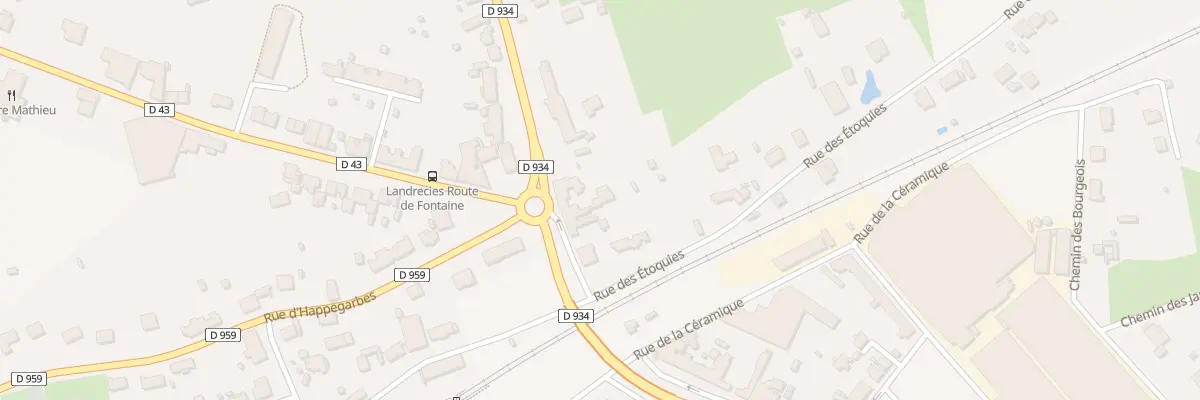 Plan du 16 Rte du Faubourg Soyeres à Landrecies