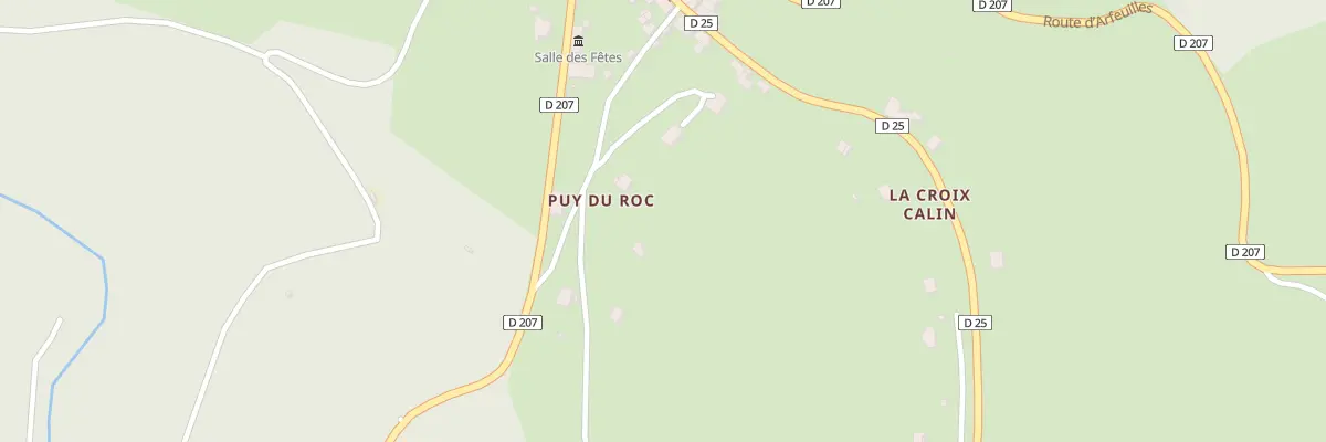 Plan du 5416 Le Puy du Roc à Châtel-Montagne