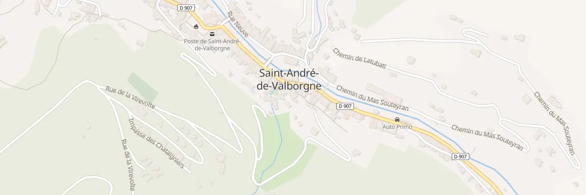 Plan du 5384 Le Village Est à Saint-André-de-Valborgne
