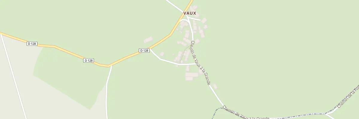 Plan du 82 Vaux à Saizy