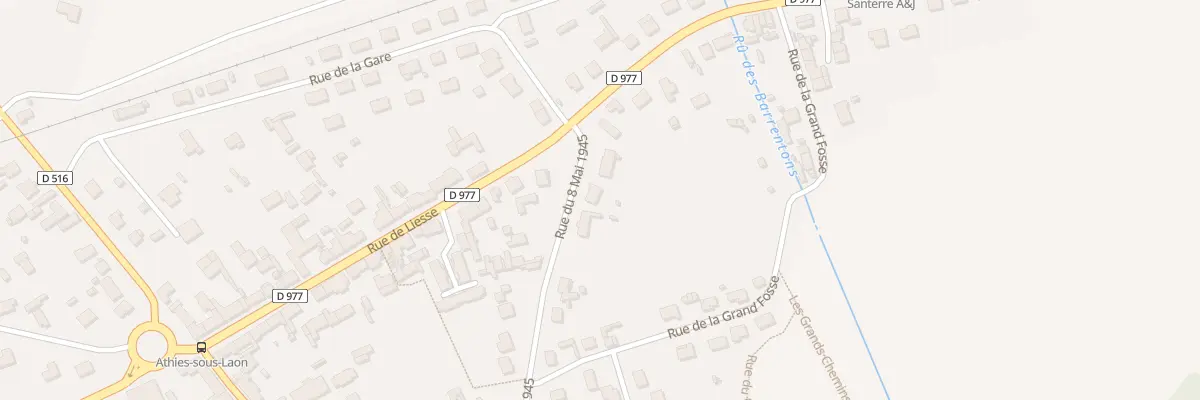 Plan du 24 Rue du 8 Mai 1945 à Athies-sous-Laon
