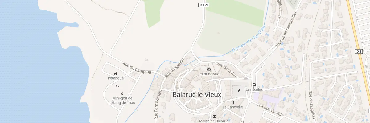Plan du 3 Rue du Moulin à Balaruc-le-Vieux